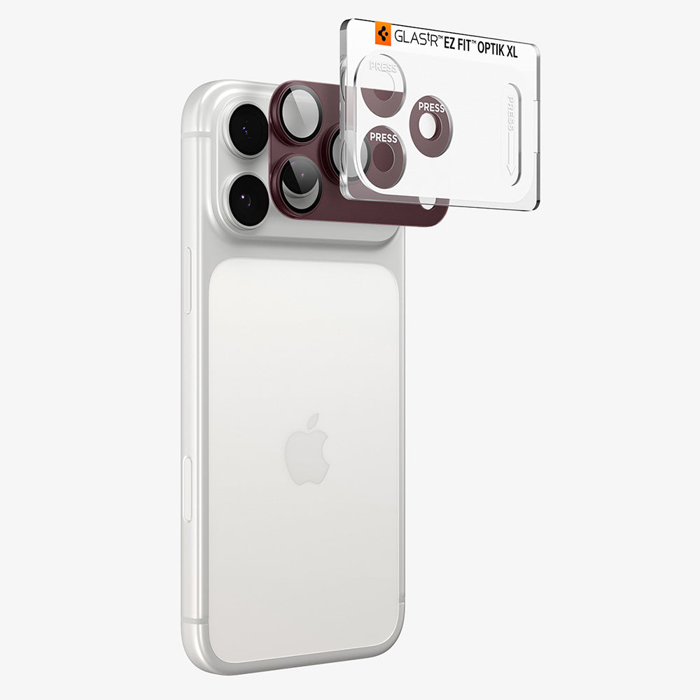 Protecție cameră Spigen Optik.tR EZ Fit Pro XL iPhone 18 Pro – Vișiniu – imagine 17