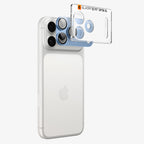 Protecție cameră Spigen Optik.tR EZ Fit Pro XL iPhone 18 Pro – Albastru deschis – imagine 12