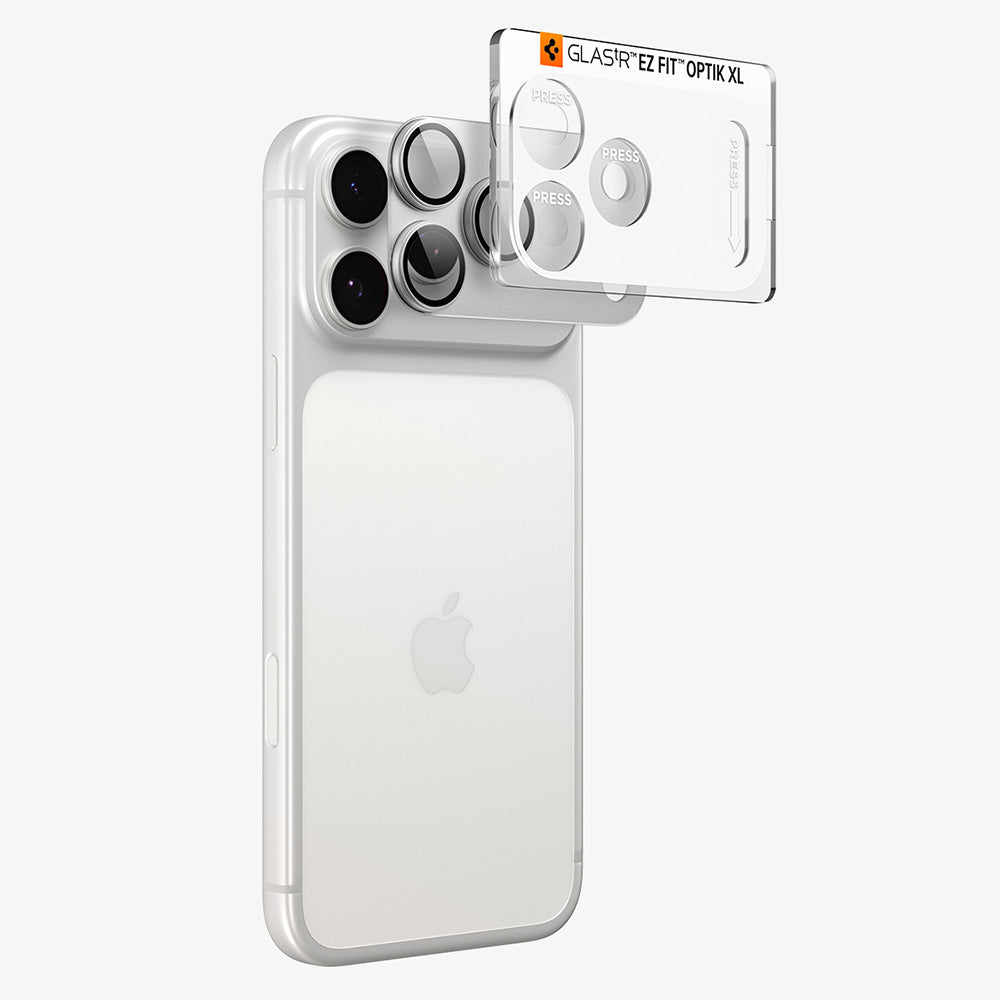 Protecție cameră Spigen Optik.tR EZ Fit Pro XL iPhone 18 Pro – Argintiu – imagine 7