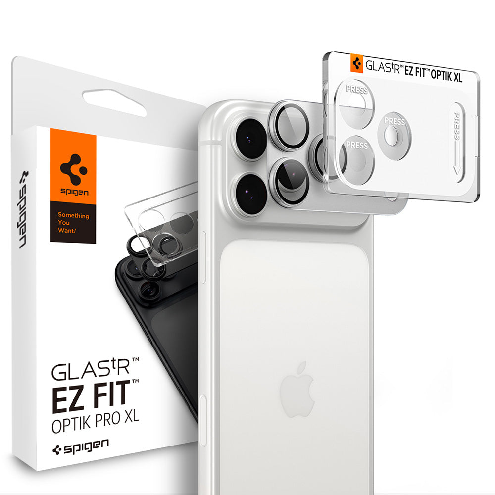 Protecție cameră Spigen Optik.tR EZ Fit Pro XL iPhone 18 Pro – Argintiu – imagine 6