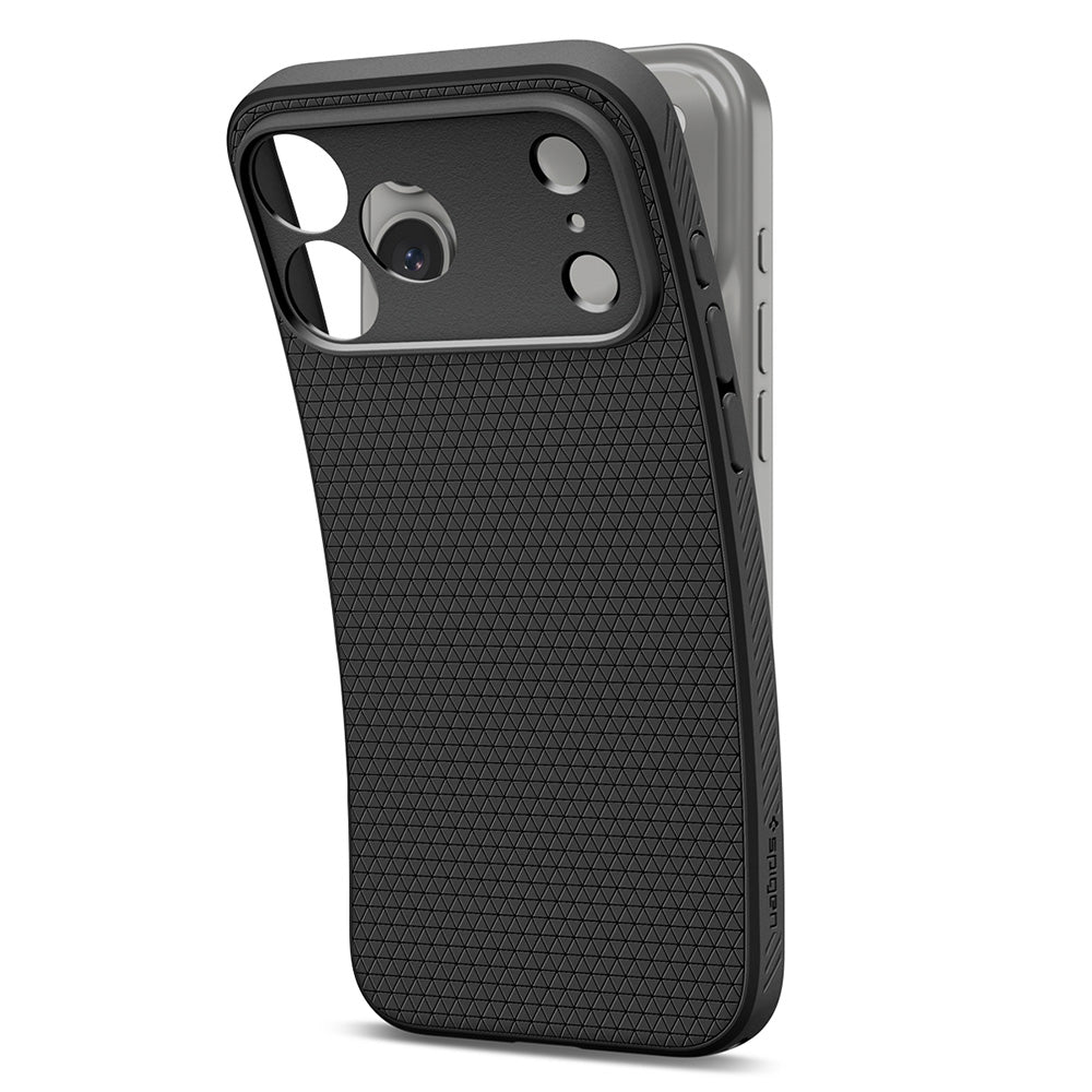 Husă Spigen Liquid Air iPhone 18 Pro Max / 17 Pro Max – Negru mat – imagine 5