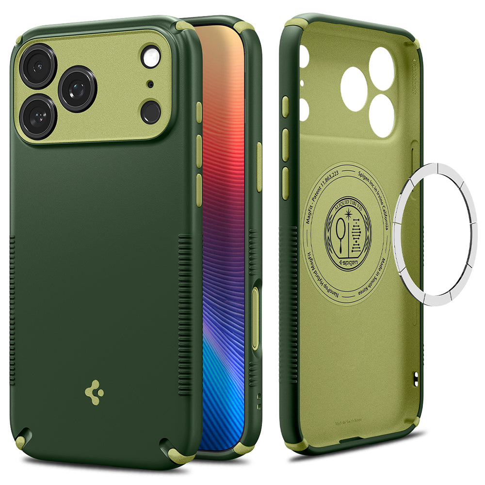 Husă Caseology Nano Pop Hybrid MagSafe iPhone 18 Pro / 17 Pro – Avo Green (verde) – imagine 1