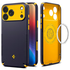 Husă Caseology Nano Pop Hybrid MagSafe iPhone 18 Pro / 17 Pro – Blueberry Navy (bleumarin) – imagine 8