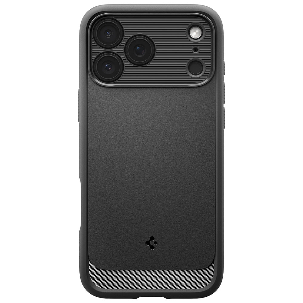 Husă Spigen Rugged Armor MagSafe iPhone 18 Pro / 17 Pro – Negru mat – imagine 3