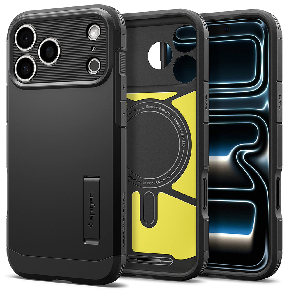 Husă Spigen Tough Armor T MagSafe iPhone 18 Pro Max / 17 Pro Max – Negru – imagine 1