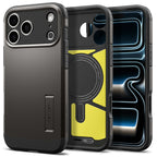 Husă Spigen Tough Armor T MagSafe iPhone 18 Pro Max / 17 Pro Max – Gunmetal (gri metalic) – imagine 7