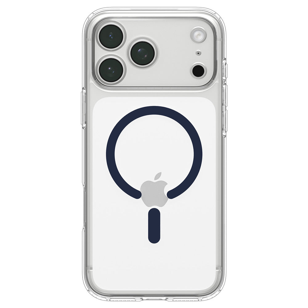 Husă Spigen Ultra Hybrid MagSafe iPhone 18 Pro Max / 17 Pro Max – Transparent / Albastru închis – imagine 8