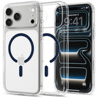 Husă Spigen Ultra Hybrid MagSafe iPhone 18 Pro Max / 17 Pro Max – Transparent / Albastru închis – imagine 7