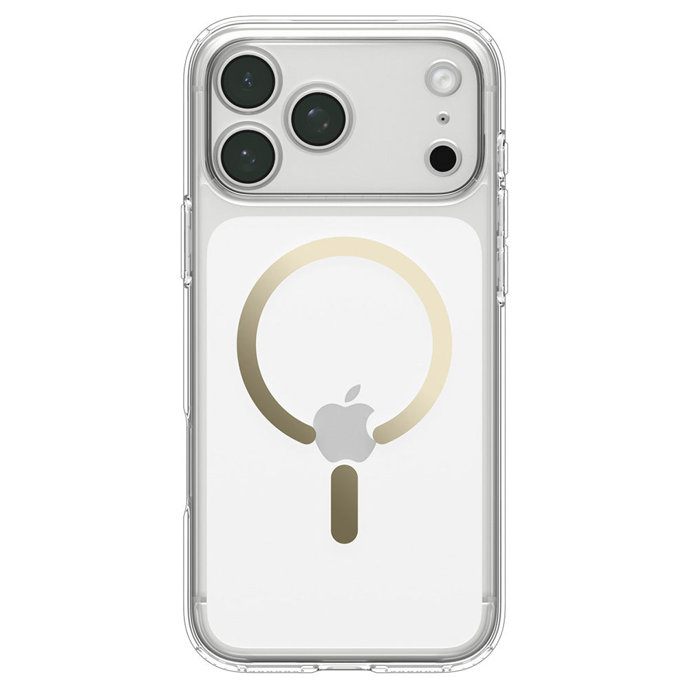 Husă Spigen Ultra Hybrid MagSafe iPhone 18 Pro / 17 Pro – Transparent / Auriu – imagine 5