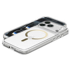 Husă Spigen Ultra Hybrid MagSafe iPhone 18 Pro / 17 Pro – Transparent / Auriu – imagine 6