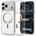Husă Spigen Ultra Hybrid MagSafe iPhone 18 Pro / 17 Pro – Transparent / Auriu – imagine 1