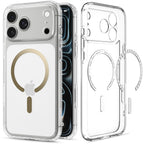 Husă Spigen Ultra Hybrid MagSafe iPhone 18 Pro / 17 Pro – Transparent / Auriu – imagine 2