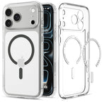 Husă Spigen Ultra Hybrid MagSafe iPhone 18 Pro / 17 Pro – Transparent / Grafit – imagine 8