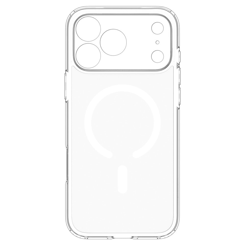 Husă Spigen Ultra Hybrid MagSafe iPhone 18 Pro Max / 17 Pro Max – Transparent / Alb – imagine 5