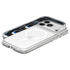 Husă Spigen Ultra Hybrid MagSafe iPhone 18 Pro Max / 17 Pro Max – Transparent / Alb – imagine 6