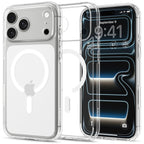 Husă Spigen Ultra Hybrid MagSafe iPhone 18 Pro Max / 17 Pro Max – Transparent / Alb – imagine 1