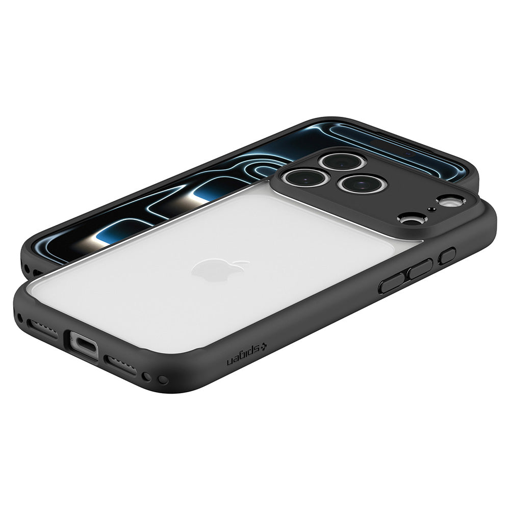 Husă Spigen Ultra Hybrid iPhone 18 Pro / 17 Pro – Negru mat – imagine 3
