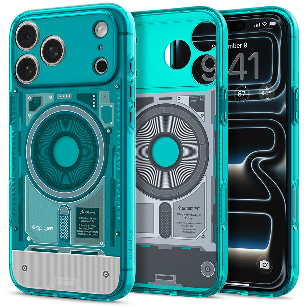 Husă Spigen Ultra Hybrid C-One MagSafe iPhone 18 Pro / 17 Pro – Bondi Blue (albastru) – imagine 1