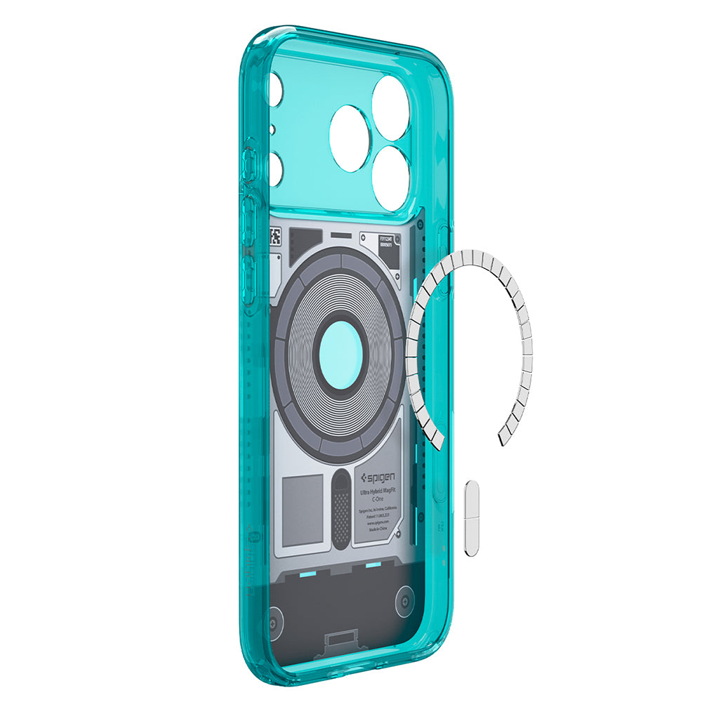Husă Spigen Ultra Hybrid C-One MagSafe iPhone 18 Pro Max / 17 Pro Max – Bondi Blue (albastru) – imagine 4