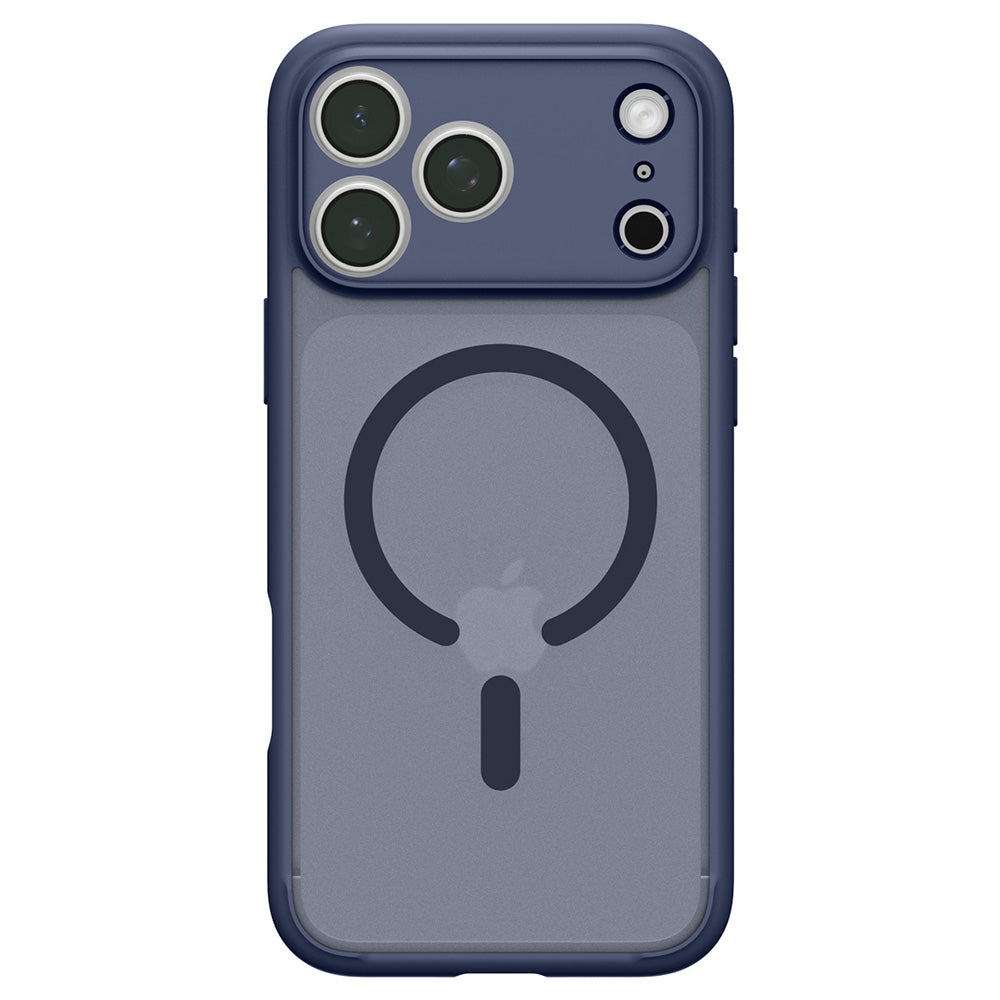 Husă Spigen Ultra Hybrid MagSafe iPhone 18 Pro / 17 Pro – Frost Deep Blue (albastru închis mat) – imagine 16