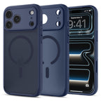 Husă Spigen Ultra Hybrid MagSafe iPhone 18 Pro / 17 Pro – Frost Deep Blue (albastru închis mat) – imagine 15