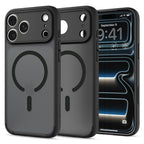 Husă Spigen Ultra Hybrid MagSafe iPhone 18 Pro / 17 Pro – Frost Black (negru mat translucid) – imagine 11