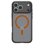 Husă Spigen Ultra Hybrid MagSafe iPhone 18 Pro / 17 Pro – Frost Black / Portocaliu – imagine 14