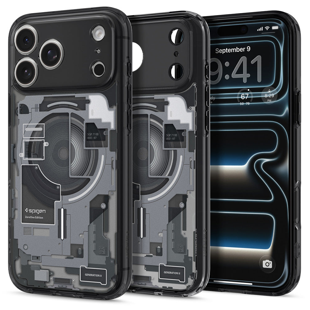Husă Spigen Ultra Hybrid MagSafe iPhone 18 Pro Max / 17 Pro Max – Zero One Negru – imagine 25