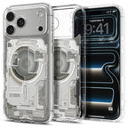 Husă Spigen Ultra Hybrid MagSafe iPhone 18 Pro Max / 17 Pro Max – Zero One Natural Titanium – imagine 27