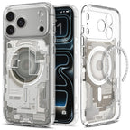 Husă Spigen Ultra Hybrid MagSafe iPhone 18 Pro Max / 17 Pro Max – Zero One Natural Titanium – imagine 28