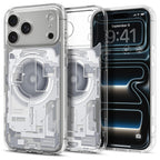 Husă Spigen Ultra Hybrid MagSafe iPhone 18 Pro Max / 17 Pro Max – Zero One Alb – imagine 29