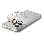 Protecție lentile Spigen Optik.tR iPhone 18 Pro / 18 Pro Max, 2 buc. – Gri închis – imagine 3 din 10