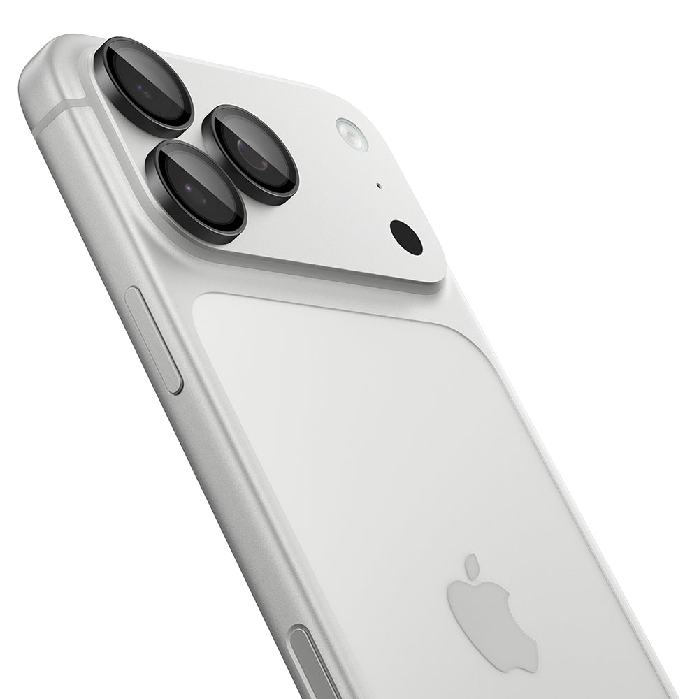 Protecție lentile Spigen Optik.tR iPhone 18 Pro / 18 Pro Max, 2 buc. – Gri închis – imagine 4 din 10