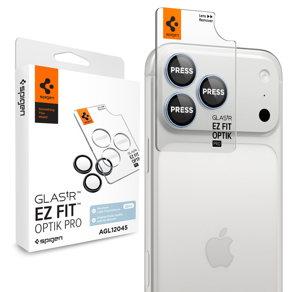 Protecție lentile Spigen Optik.tR iPhone 18 Pro / 18 Pro Max, 2 buc. – Bleu – imagine 7 din 10