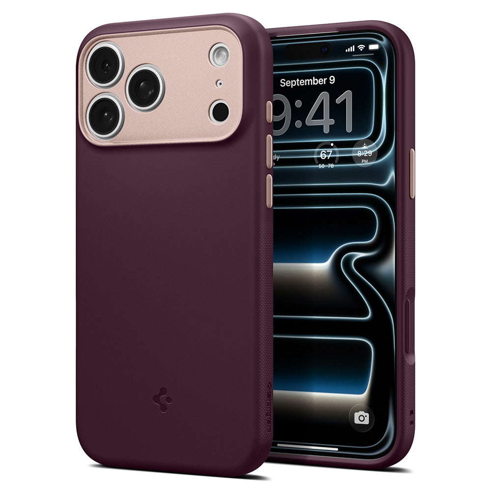 Husă Caseology Nano Pop MagSafe iPhone 18 Pro Max / 17 Pro Max – Burgundy Bean (vișiniu) – imagine 11