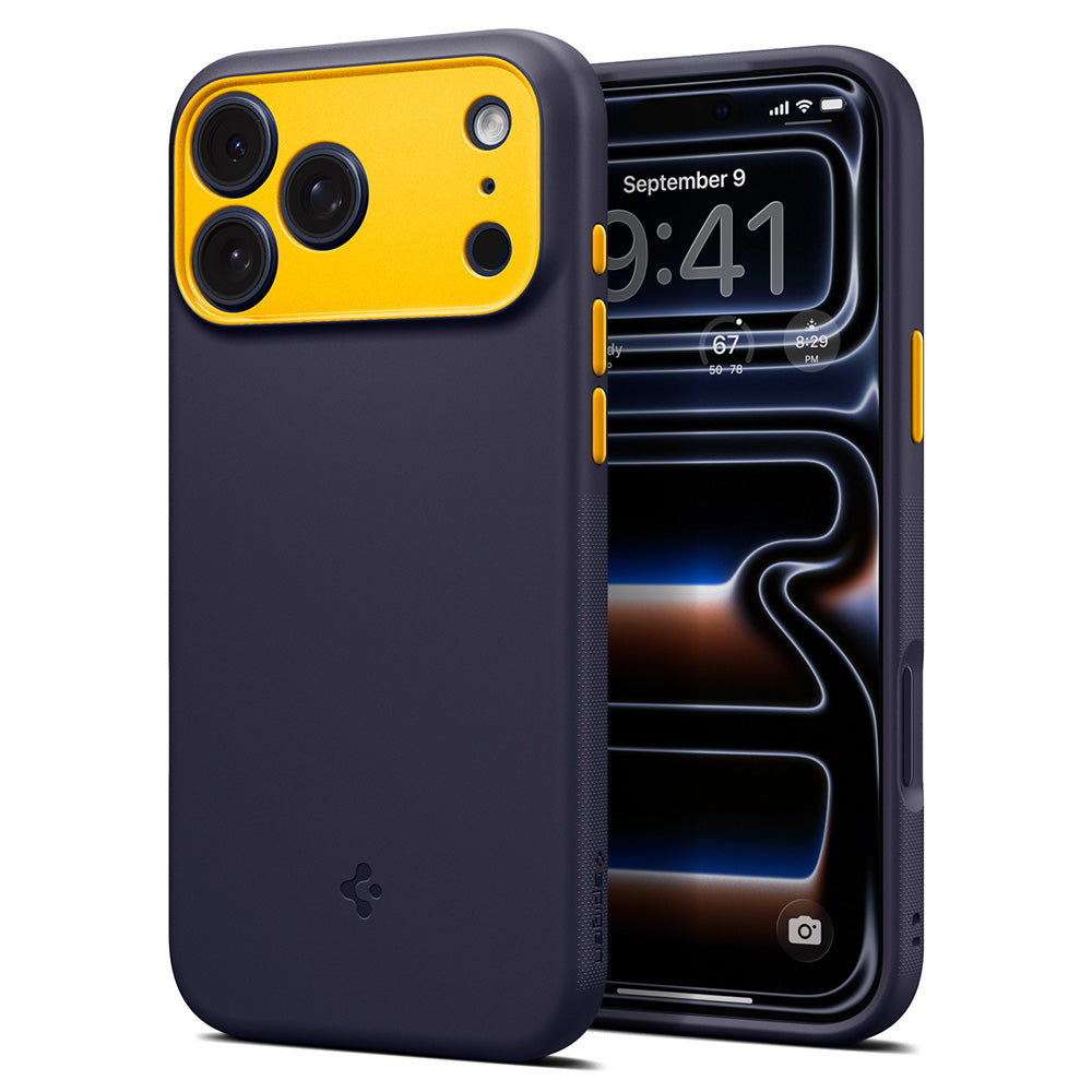 Husă Caseology Nano Pop MagSafe iPhone 18 Pro / 17 Pro – Blueberry Navy (bleumarin) – imagine 8