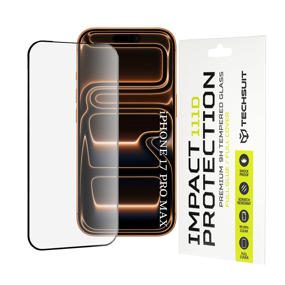 Folie sticlă Techsuit 111D iPhone 17 Pro Max / 18 Pro Max – imagine 1