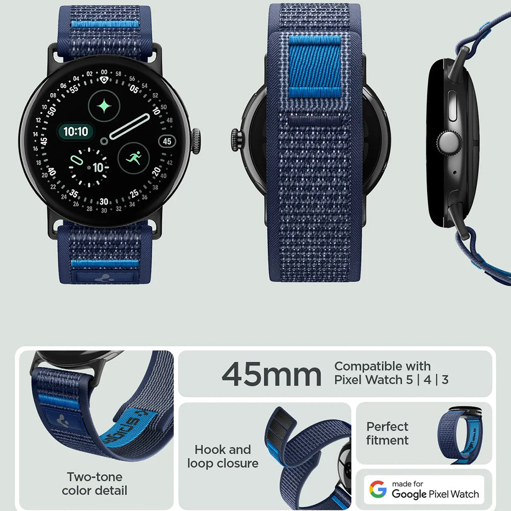Curea textilă Spigen Athlex Air Google Pixel Watch 5 / 4 / 3 (45 mm) – imagine 7
