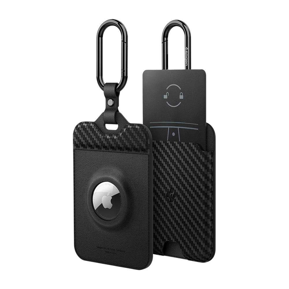 Set 2 huse Air Fit card-cheie Tesla cu AirTag – imagine 2