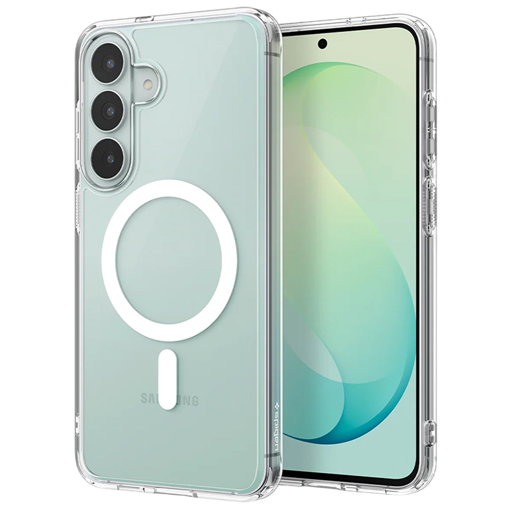 Husă Spigen Ultra Hybrid MagSafe Galaxy S26 FE – Transparent / Alb – imagine 2