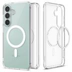 Husă Spigen Ultra Hybrid MagSafe Galaxy S26 FE – Transparent / Alb – imagine 4