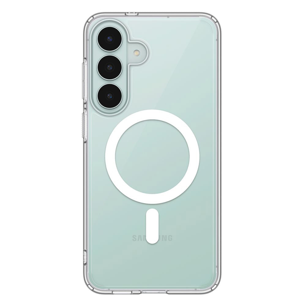 Husă Spigen Ultra Hybrid MagSafe Galaxy S26 FE – Transparent / Alb – imagine 3