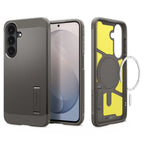 Husă Spigen Tough Armor MagSafe Galaxy S26 FE – Gunmetal (gri metalic) – imagine 7