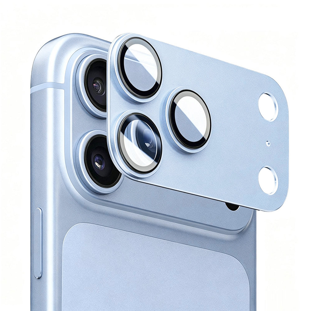 Protecție cameră Lito Crown Halo AR iPhone 18 Pro Max – Bleu – imagine 6 din 9