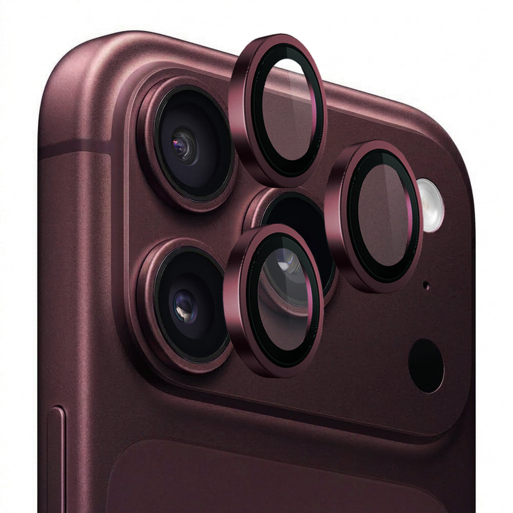 Protecție lentile Lito Titanium AR iPhone 18 Pro / 18 Pro Max – Vișiniu – imagine 4 din 9