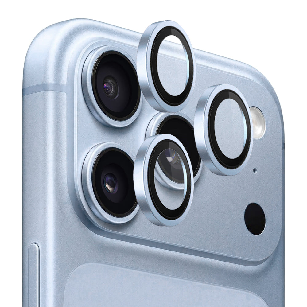 Protecție lentile Lito Titanium AR iPhone 18 Pro / 18 Pro Max – Bleu – imagine 6 din 9