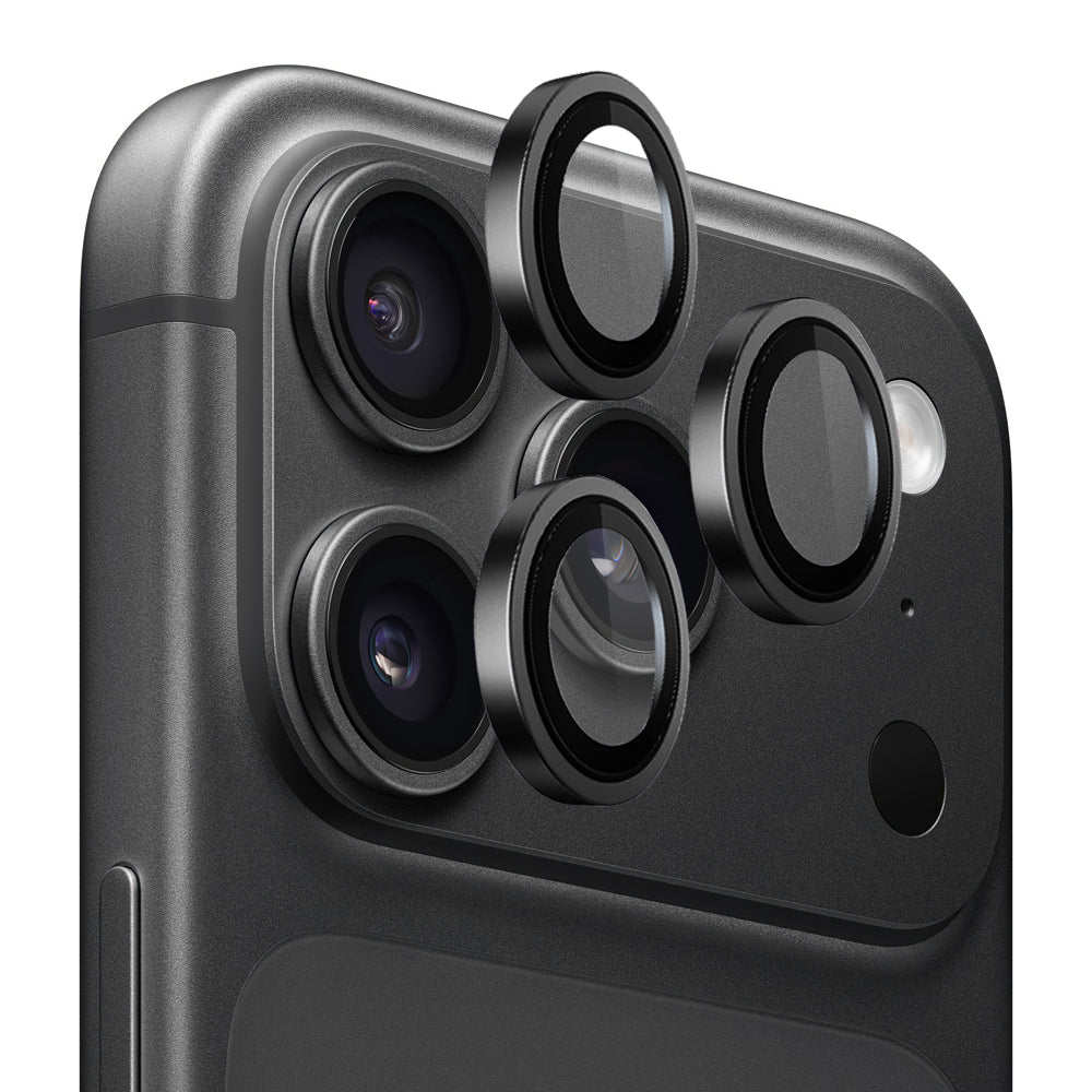 Protecție lentile Lito Titanium AR iPhone 18 Pro / 18 Pro Max – Negru – imagine 1 din 9