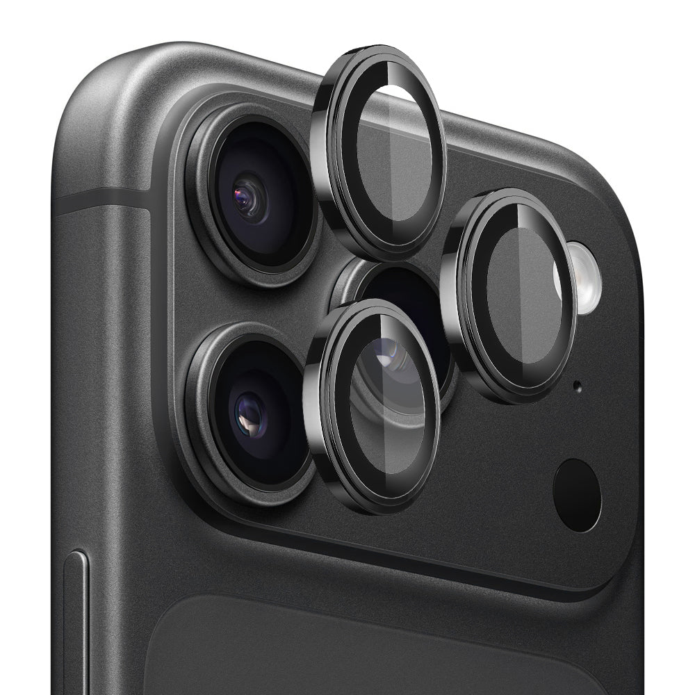 Protecție lentile cameră Lito S+ iPhone 18 Pro / 18 Pro Max – Negru – imagine 1 din 7