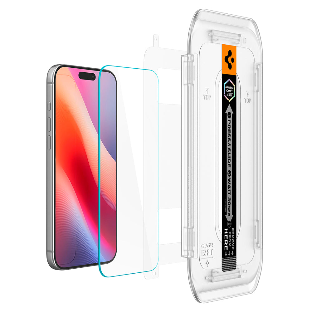 Folie de sticlă Spigen Glas.tR EZ Fit pentru iPhone 18 Pro Max / 17 Pro Max / 16 Pro Max – imagine 2