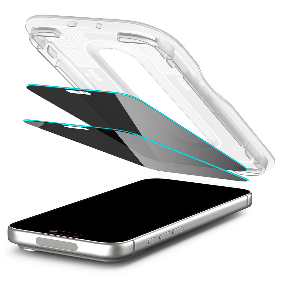 Folie privacy Spigen EZ Fit Pro HD iPhone 18 Pro, 2 buc. – imagine 2 din 7